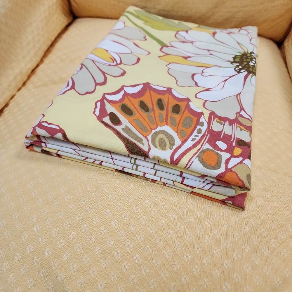 Pottery Barn European Butterfly Shams 1 Set of 2